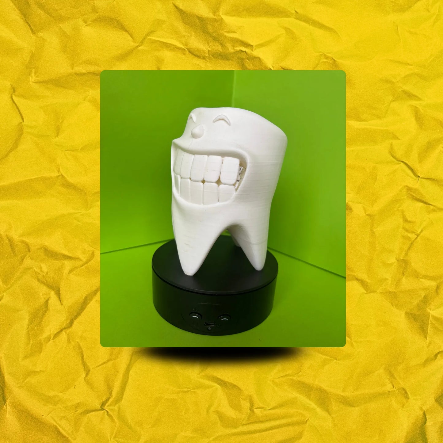 Guarda tu cepillo de dientes en este recipiente único, especial y divertido impreso en 3D.