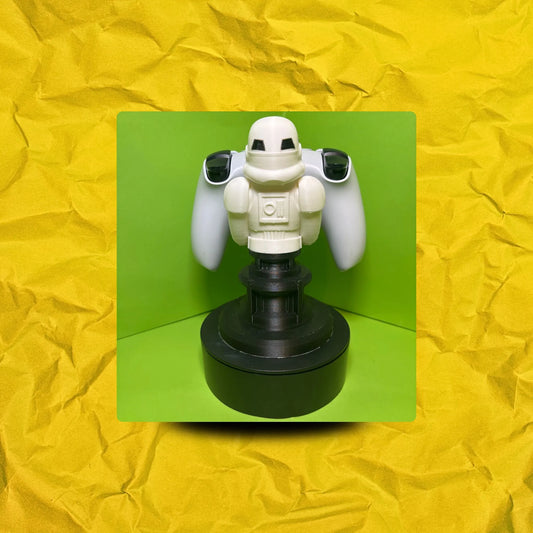 Soporte para mando de ps4, ps5, xbox de Stormtrooper impreso en 3D.