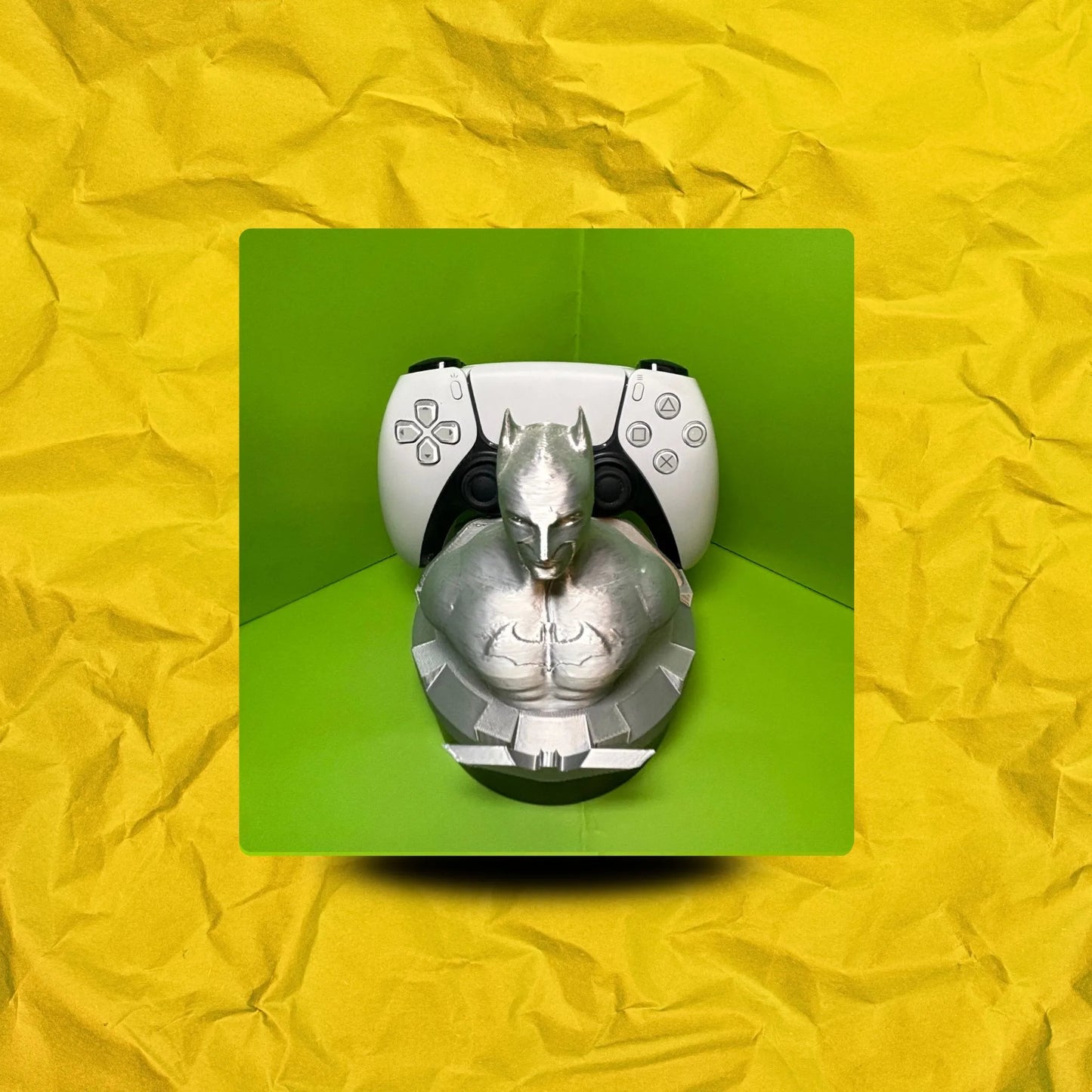 soporte para mando de videojuego (ps4/Ps5/xbox )con forma de Batman, con impresión 3D.