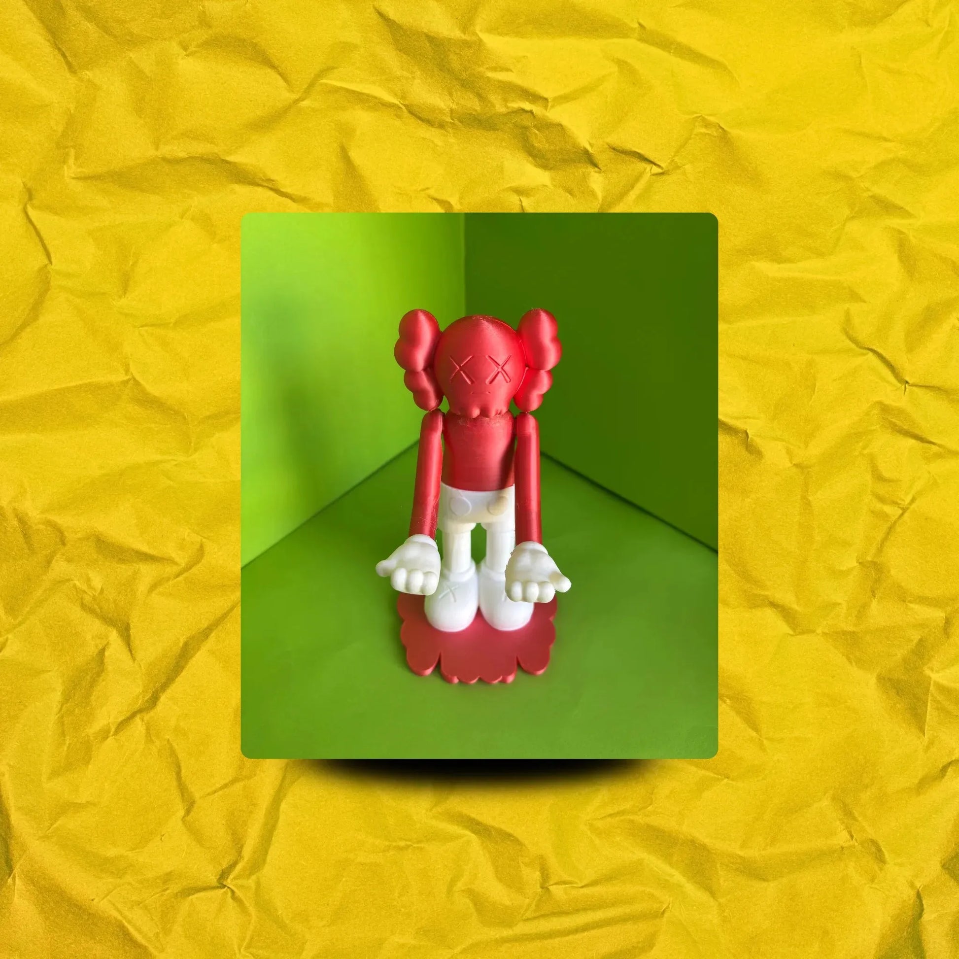 Soporte para mandos de consolas ps4, ps5, xbox con forma de KAWS impreso en 3D